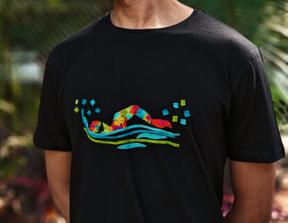 Calyz Swimmer Black T-shirt